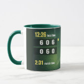 Personalized Tennis Scoreboard Match Result マグカップ (左)