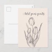 Personalized Text Journal, Name & Message Notebook シーズンポストカード (正面/裏面)