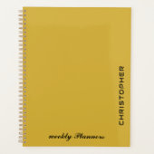 Personalized Text Planner Elegant Custom プランナー手帳 (正面)