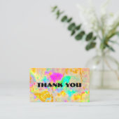 Personalized thank you card  名刺 (スタンド正面)