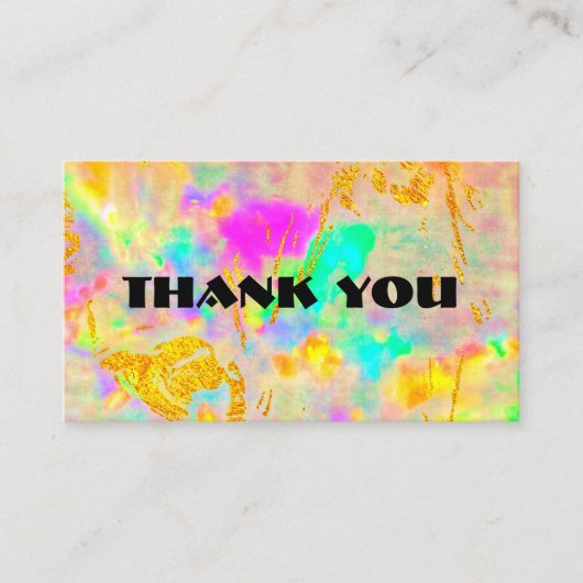 Personalized thank you card  名刺 (正面)
