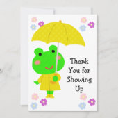 Personalized Thank You Card Mental Health Clients サンキューカード (正面)