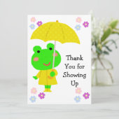 Personalized Thank You Card Mental Health Clients サンキューカード (スタンド正面)