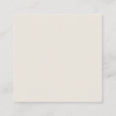 Personalized Thank you cookie hearts design エンクロージャーカード (裏面)