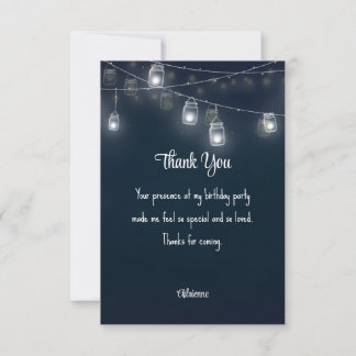 Personalized Thank You Custom Sentiment Signature  サンキューカード
