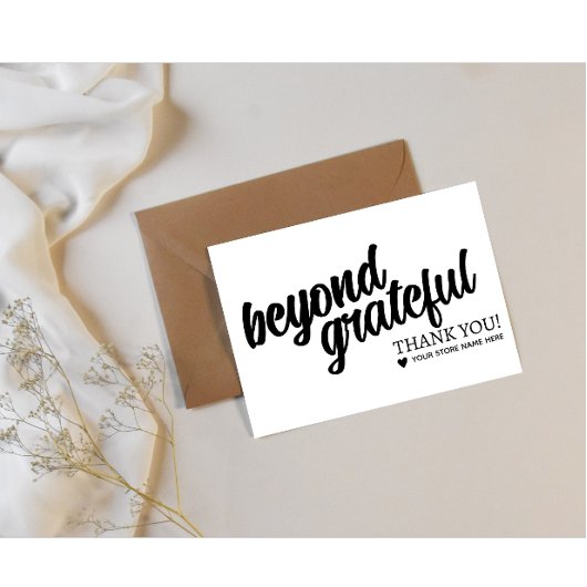 Personalized Thank You Stamp | Add Your Store Name セルフインキングスタンプ