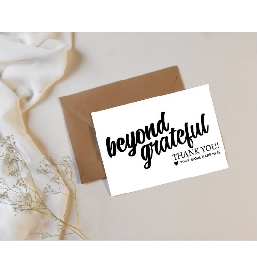 Personalized Thank You Stamp | Add Your Store Name ラバースタンプ