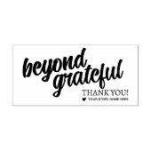 Personalized Thank You Stamp | Add Your Store Name ラバースタンプ (インプリント)