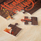 Personalized Thanksgiving Child Name Puzzle  ジグソーパズル (側面)