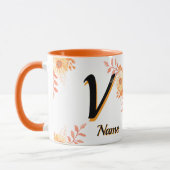 Personalized Thanksgiving Gift Mug - Custom Name & マグカップ (左)