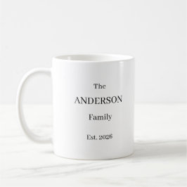 Personalized The Last Name Family Mug – Custom Wed コーヒーマグカップ