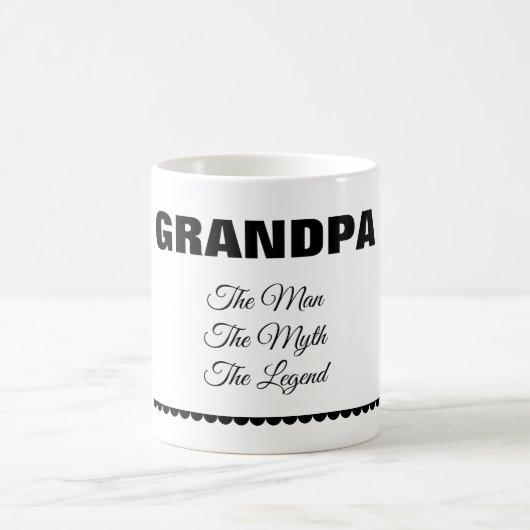 Personalized “The Man The Myth The Legend” Mug コーヒーマグカップ (中央)
