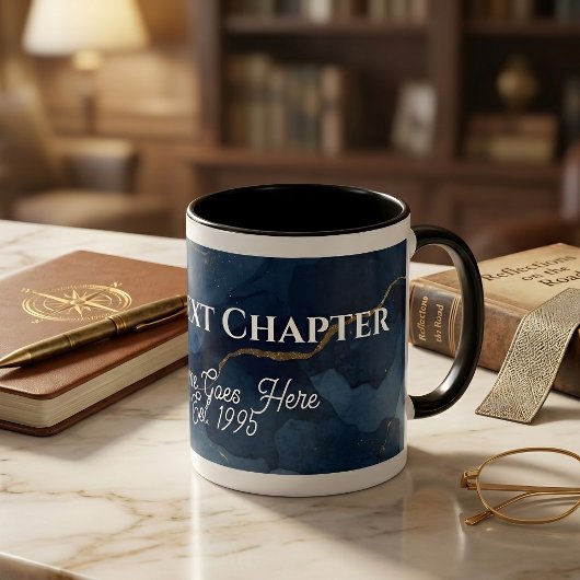 Personalized "The Next Chapter"  Retirement Mug マグカップ