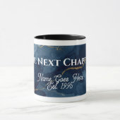 Personalized "The Next Chapter"  Retirement Mug マグカップ (中央)