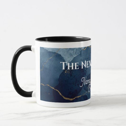 Personalized "The Next Chapter"  Retirement Mug マグカップ (左)