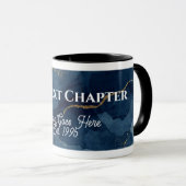 Personalized "The Next Chapter"  Retirement Mug マグカップ (正面右)
