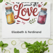 Personalized The Secret Ingredient... キッチンタオル (折り畳み)