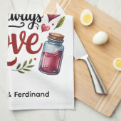 Personalized The Secret Ingredient... キッチンタオル (四つ折り)