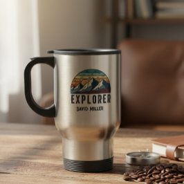 Personalized Thermal Travel Mug | Explorer Mug トラベルマグ