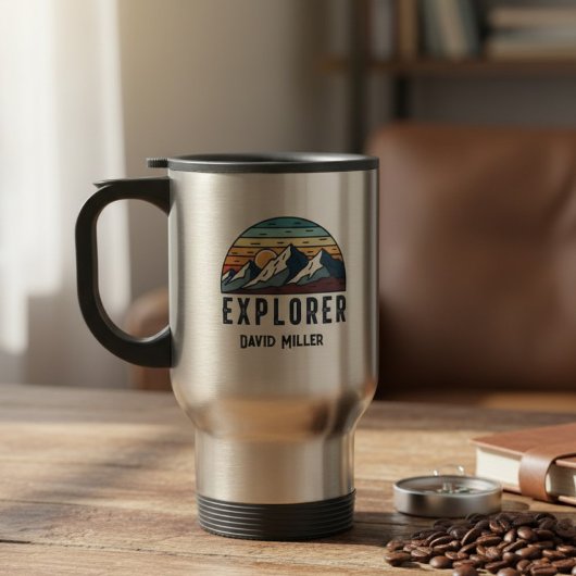 Personalized Thermal Travel Mug | Explorer Mug  トラベルマグ
