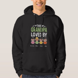 Personalized This Grandpa Loved By – Custom Kids  パーカ