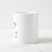 Personalized This Mommy Belongs To Kids Pet Name ジャンボコーヒーマグカップ (正面)