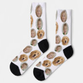 Personalized Three-Photo Face Socks | Custom Gift ソックス (左)