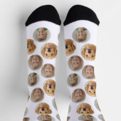 Personalized Three-Photo Face Socks | Custom Gift ソックス (上部)