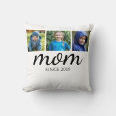 Personalized Three Photo Mom クッション (正面)