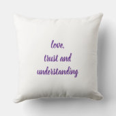 Personalized Throw Pillow クッション (裏面)