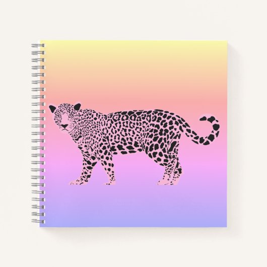 Personalized Tiger Notebook - Yellow ノートブック (正面)