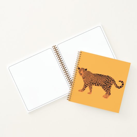 Personalized Tiger Sketchbook - Yellow ノートブック (内部)