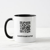 Personalized TikTok Mug With QR code マグカップ (左)