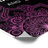 Personalized To My Daughter Butterfly Blanket, ポスター (角)