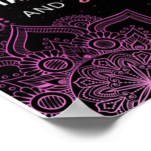 Personalized To My Daughter Butterfly Blanket, ポスター (角)