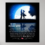 Personalized To My Future Wife Blanket ポスター<br><div class="desc">Personalized To My Future Wife Blanket</div>