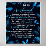 Personalized To My Husband Butterfly From Wife ポスター<br><div class="desc">Personalized To My Husband Butterfly From Your Wife. Wife Love Husband,  valentine great !</div>