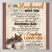 Personalized To My Husband From Wife Poster, ポスター (正面)
