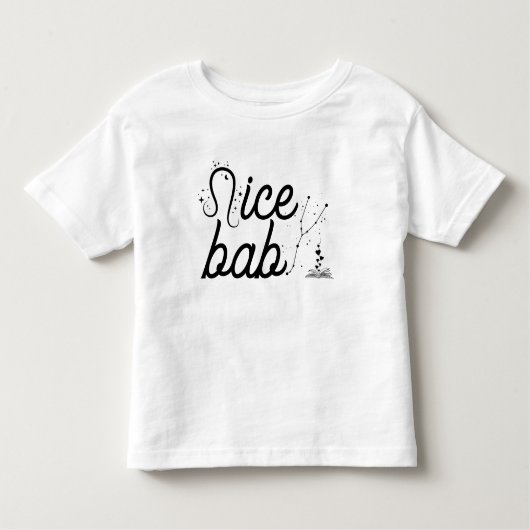 Personalized Toddler Fine Jersey T-Shirt – Soft  トドラーTシャツ (正面)