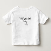 Personalized Toddler Fine Jersey T-Shirt – Soft  トドラーTシャツ (裏面)
