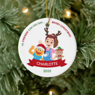 Personalized Toddler Ornament, Ms. Rachel Ornament セラミックオーナメント