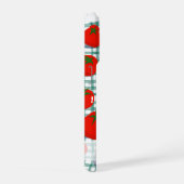 Personalized Tomato on Green Gingham Phone Case –  iPhoneケース (右側面)