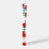 Personalized Tomato on Green Gingham Phone Case –  iPhoneケース (右側面)