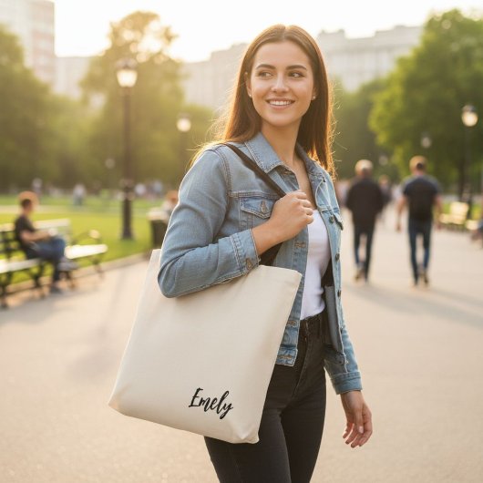 Personalized Tote, Bridesmaid Gift, Custom Name トートバッグ