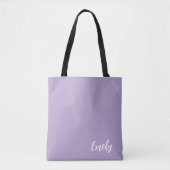 Personalized Tote,  Bridesmaid Gift, Custom Name  トートバッグ (正面)
