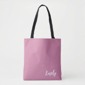Personalized Tote,  Bridesmaid Gift, Custom Name  トートバッグ (正面)