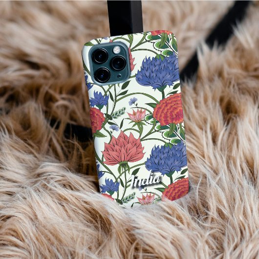 Personalized Trailing Indian Floral Phone Case iPhoneケース