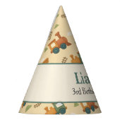 Personalized Train Kid Birthday  パーティーハット (左)