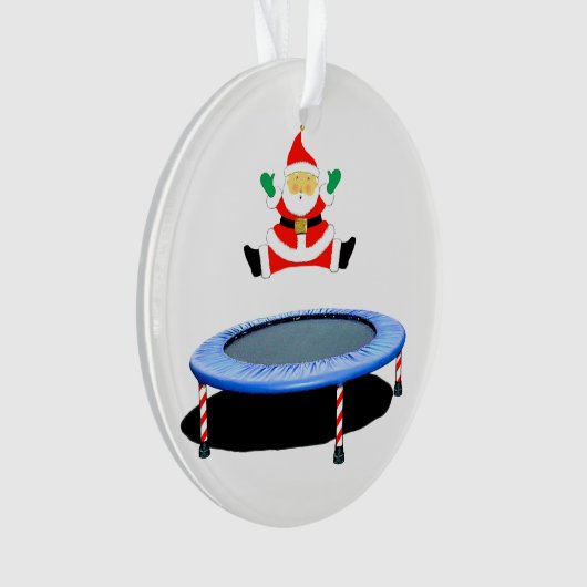 Personalized Trampoline Holiday Gift オーナメント (正面)