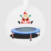 Personalized Trampoline Holiday Gift オーナメント (正面)